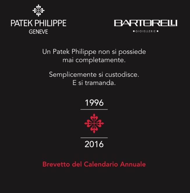 PATEK PHILIPPE CELEBRA 20° ANNIVERSARIO DEL CALENDARIO ANNUALE