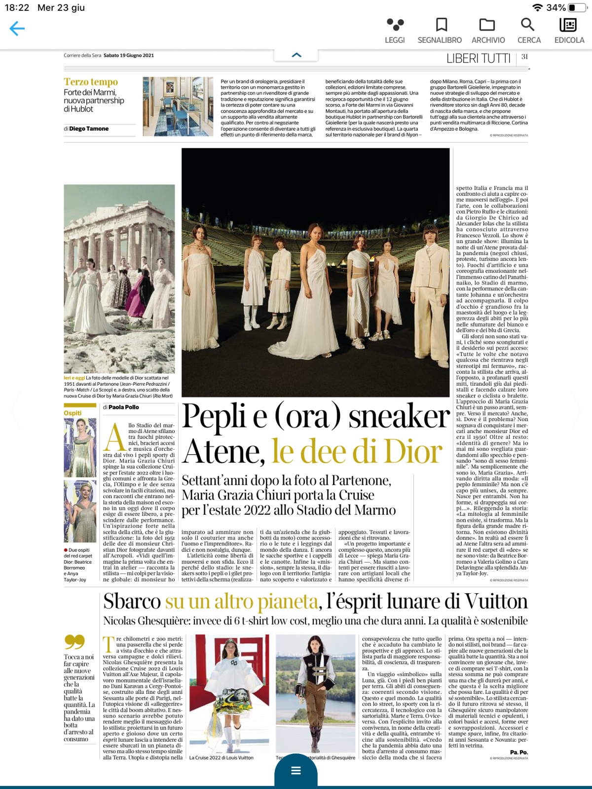 CORRIERE DELLA SERA