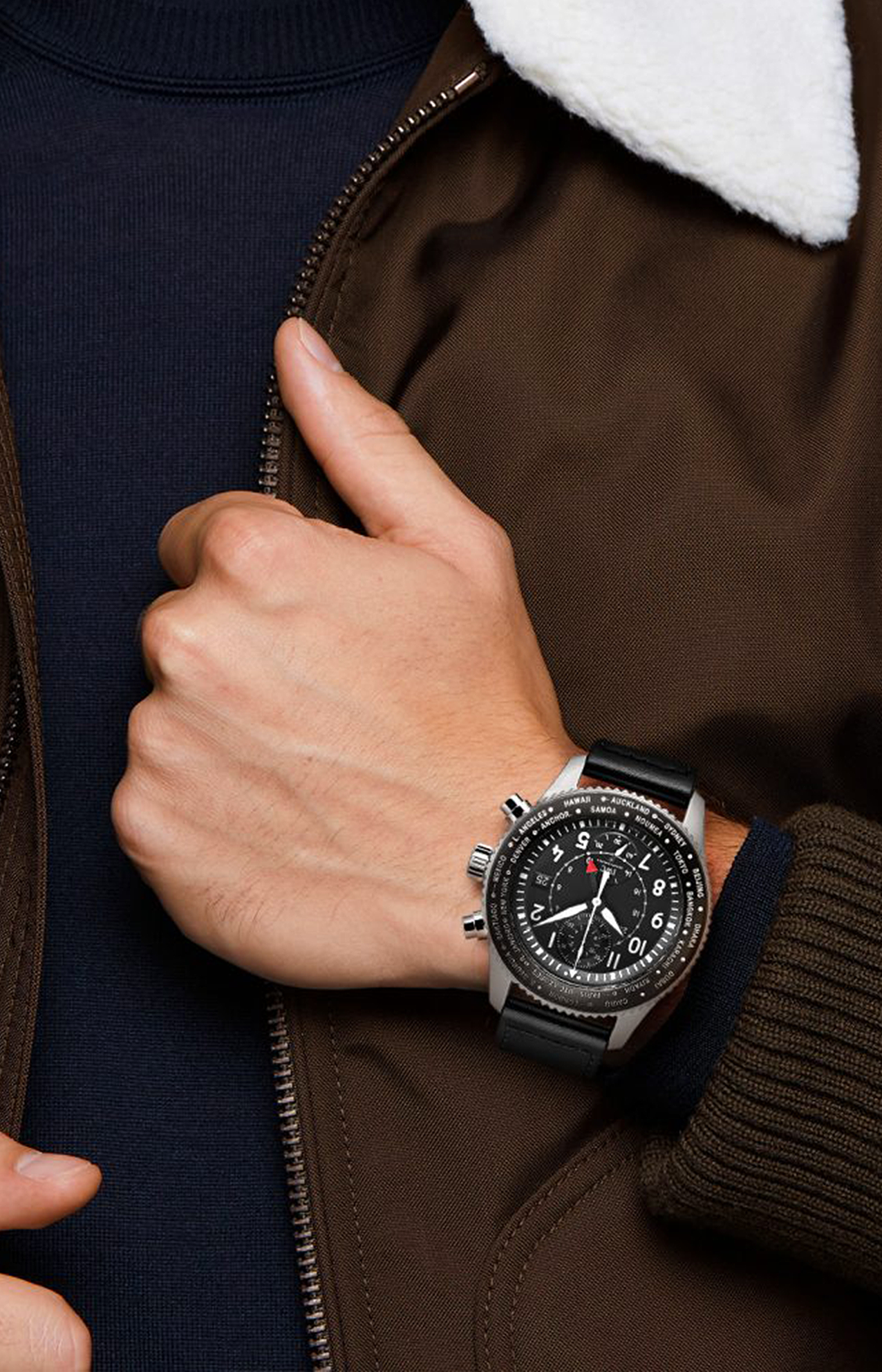 iwc timezoner chronograph