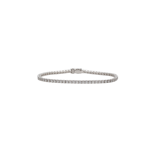 BRACCIALE IN ORO BIANCO E DIAMANTI BIANCHI - 345-BL6571