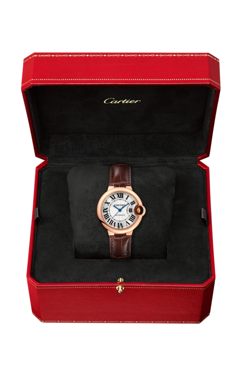 BALLON BLEU DE CARTIER 33 MM, ORO ROSA, PELLE - W6920097