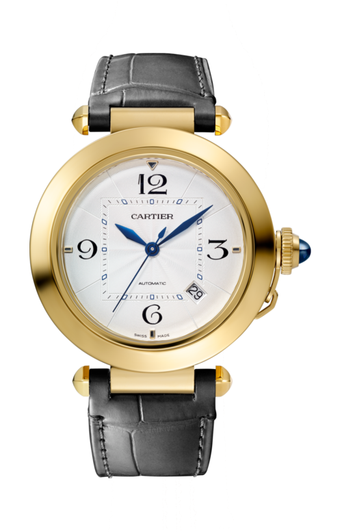 PASHA DE CARTIER 41 MM, AUTOMATICO, ORO GIALLO, 2 CINTURINI INTERCAMBIABILI - WGPA0007