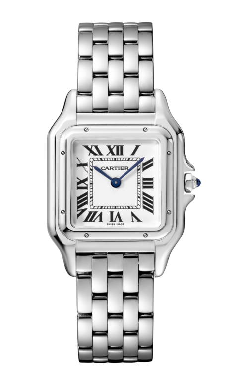 PANTHÈRE DE CARTIER WATCH MEDIUM MODEL, STEEL - WSPN0007