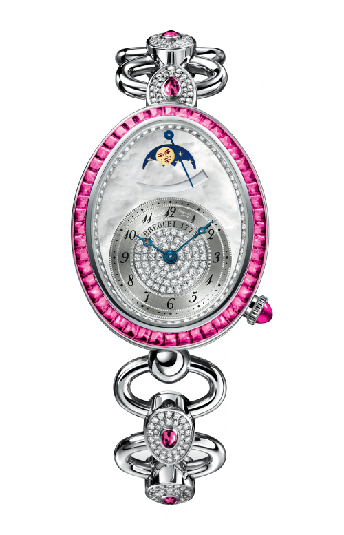 LADIES' REINE DE NAPLES HIGH JEWELLERY MOON PHASES - 8909BB/5D/J21/RRRR