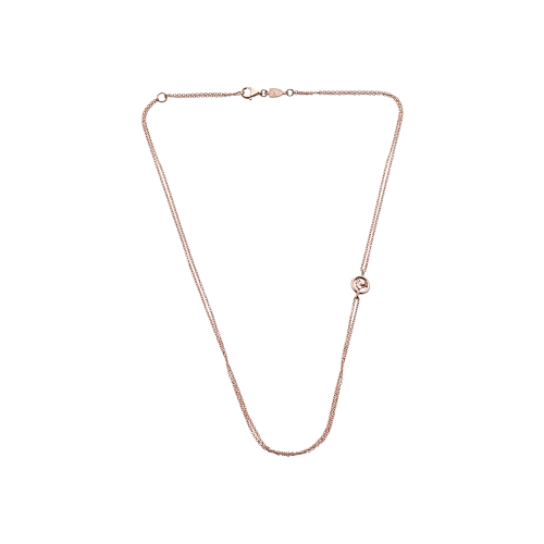 COLLANA DOPPIA IN ORO ROSA - 29600