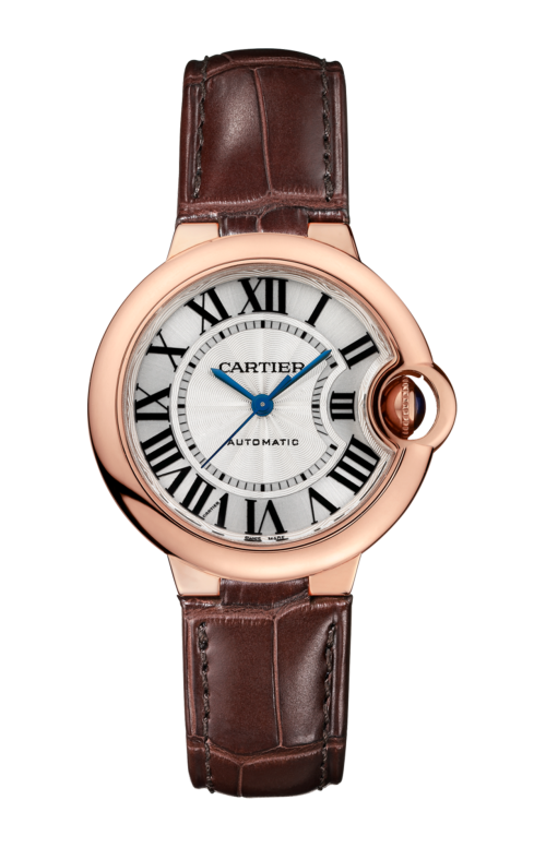 BALLON BLEU DE CARTIER 33 MM, ORO ROSA, PELLE - W6920097