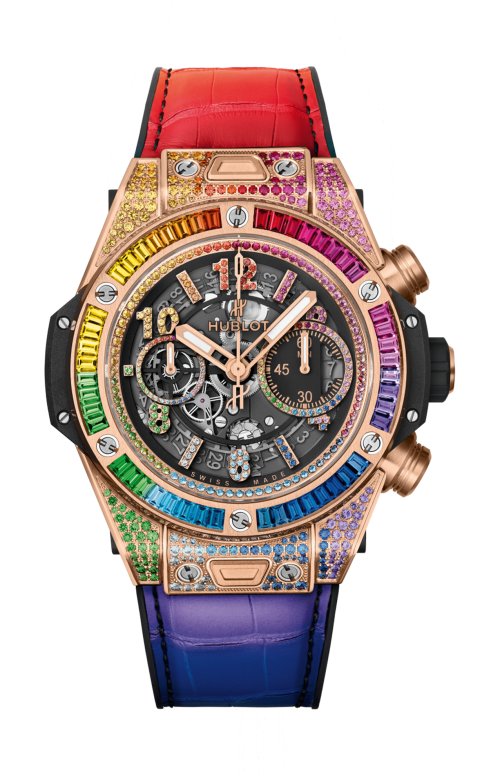 Orologi Marca Hublot Collezione Big Bang Per Uomo Movimento Automatico  Materiale King Gold E Diamanti - Bartorelli