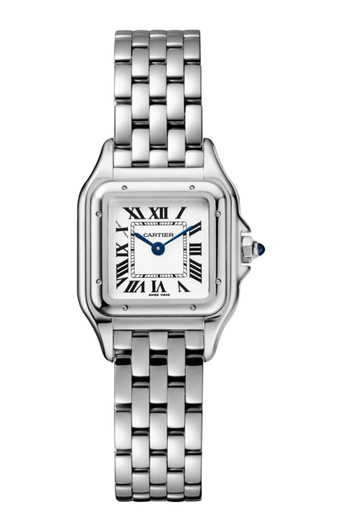 PANTHÈRE DE CARTIER WATCH SMALL MODEL, STEEL - WSPN0006