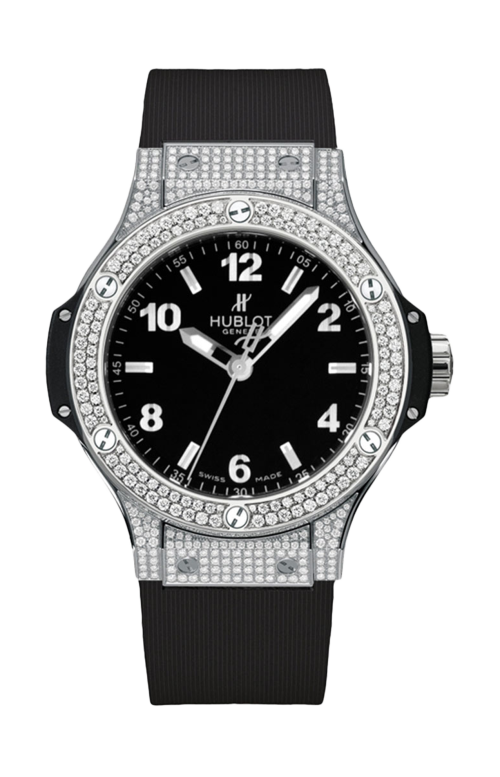 BIG BANG STEEL PAVÉ 38 MM - 361.SX.1270.RX.1704