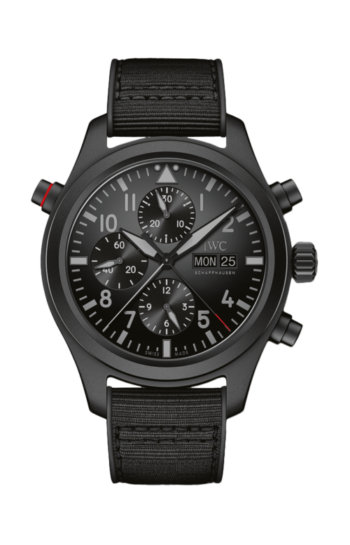 PILOT’S WATCH DOUBLE CHRONOGRAPH TOP GUN CERATANIUM - IW371815