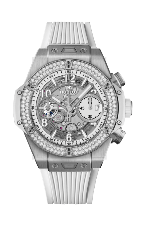 BIG BANG UNIVO TITANIUM WHITE DIAMONDS 42 MM - 441.NE.2011.RW.1104