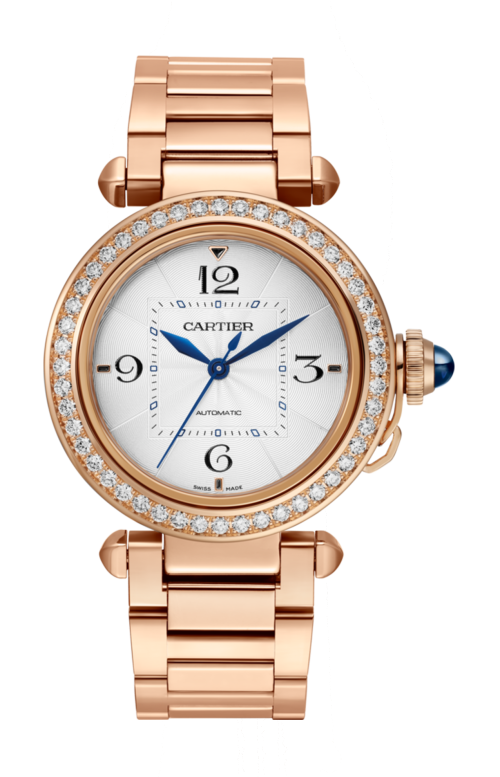 PASHA DE CARTIER, ORO ROSA, DIAMANTI, AUTOMATICO - WJPA0016