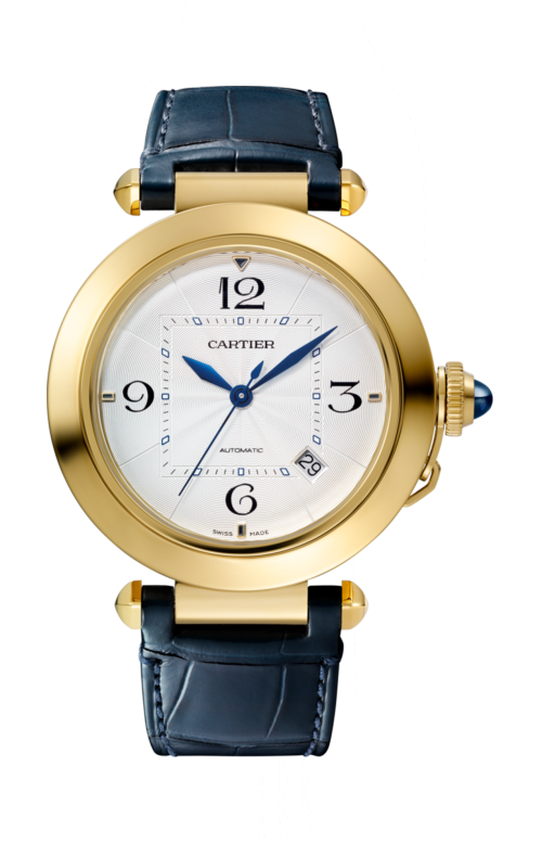 PASHA DE CARTIER 41 MM, AUTOMATICO, ORO GIALLO, 2 CINTURINI INTERCAMBIABILI - WGPA0007