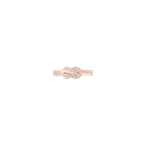 ANELLO CHANCE INFINIE IN ORO ROSA 18K E DIAMANTI - 4B0939