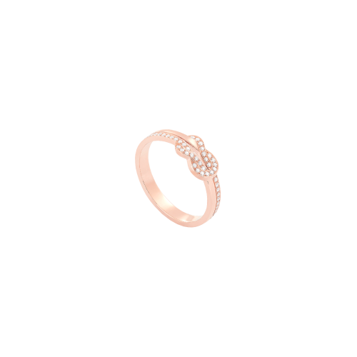 ANELLO CHANCE INFINIE IN ORO ROSA 18K E DIAMANTI - 4B0939