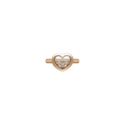 CHOPARD - HAPPY DIAMONDS ICONS - ANELLO IN ORO ROSA CON DIAMANTI - 82A611-5110 - 82A611-5107