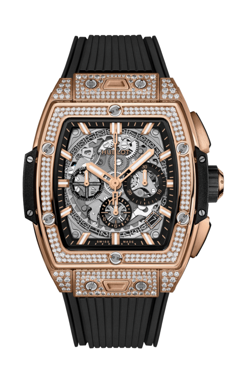 KING GOLD PAVÉ CHRONOGRAPH - 642.OX.0180.RX.1704