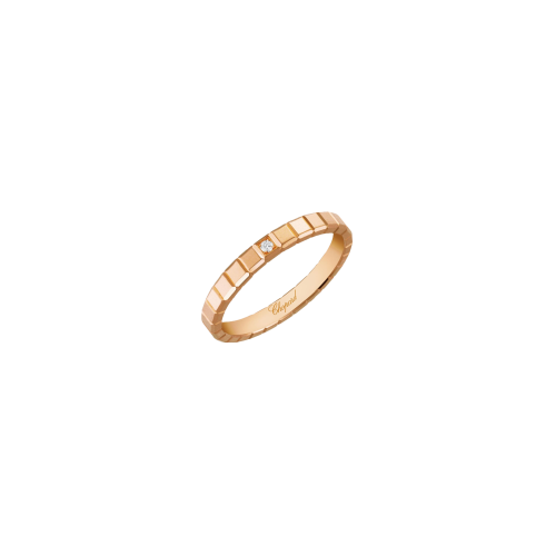 Accedi al prodotto correlato Chopard CHOPARD - ICE CUBE PURE - ANELLO IN ORO ROSA CON DIAMANTE - 827702-5229 - 827702-5222