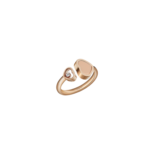 Accedi alla scheda di Chopard CHOPARD - HAPPY HEARTS - ANELLO IN ORO ROSA CON DIAMANTE E PIETRA ROSA - 829482- - 829482-5608