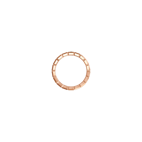 CHOPARD - ICE CUBE PURE - ANELLO IN ORO ROSA CON DIAMANTE - 829834-5069 - 829834-5073