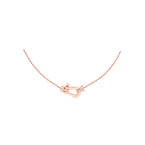 COLLANA FORCE 10 MODELLO MEDIO IN ORO ROSA 18 CARATI E DIAMANTI - 7B0237 - 7B0237