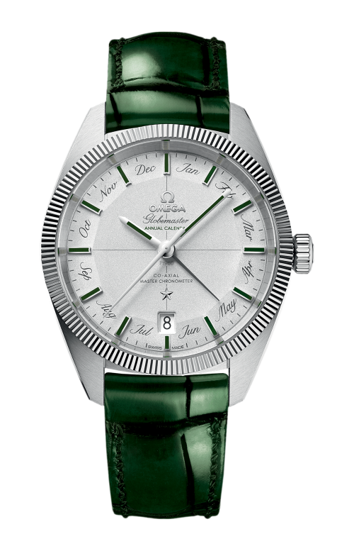 CONSTELLATION GLOBEMASTER 41 MM, PLATINO SU PELLE - LIMITED EDITION - 130.93.41.22.99.002