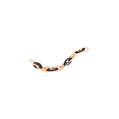 BRACCIALE DOPPIO SENSO IN ORO ROSA ED EBANO
