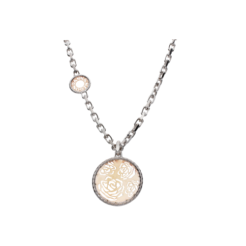 COLLANA GOLD PASSION IN ORO ROSA E ARGENTO