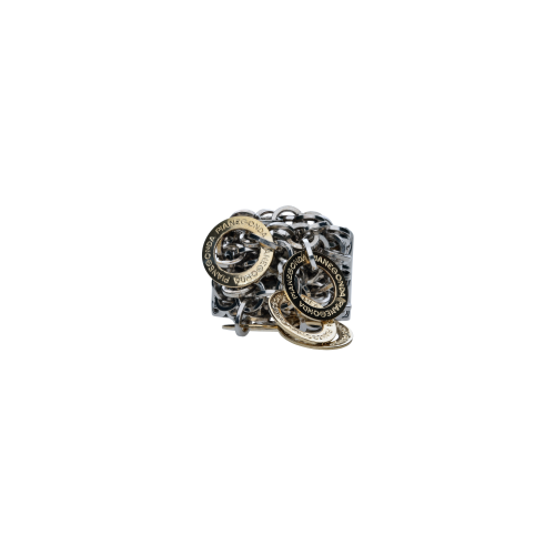 ANELLO  PIANEGONDA  GOLD CHARM IN ARGENTO E ORO GIALLO - AA050616