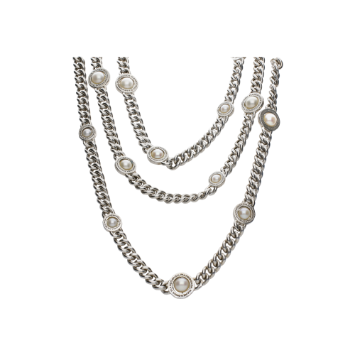 COLLANA LIFE IN ARGENTO CON PERLE