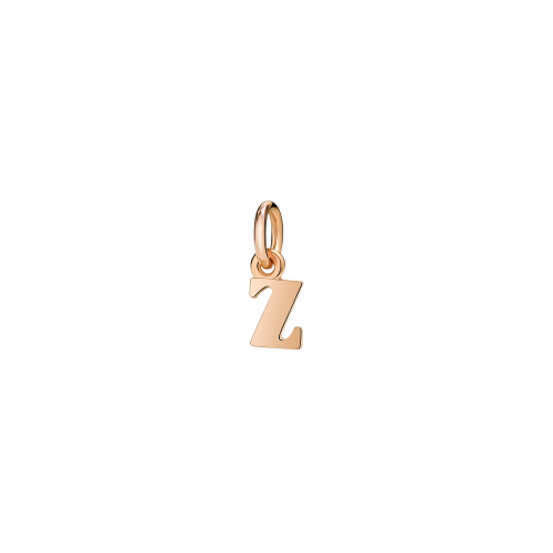 Dodo Lettera Z in oro rosa misura piccola - DLET9P/Z