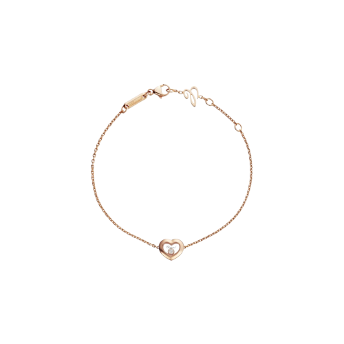 CHOPARD - BRACCIALE HAPPY DIAMONDS IN ORO ROSA CON DIAMANTE - 859203-5001 - 859203-5001