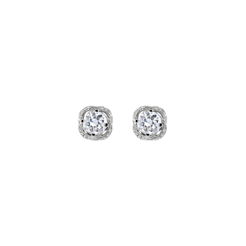 ORECCHINI PUNTO LUCE DAMIANI MINOU IN ORO BIANCO E DIAMANTI CERTIFICATI ORIGINALI