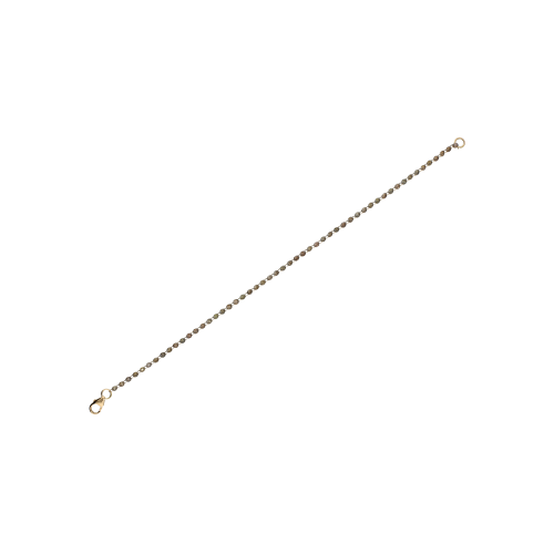 BRACCIALE TENNIS IN ORO ROSA E DIAMANTI BROWN - B032/1