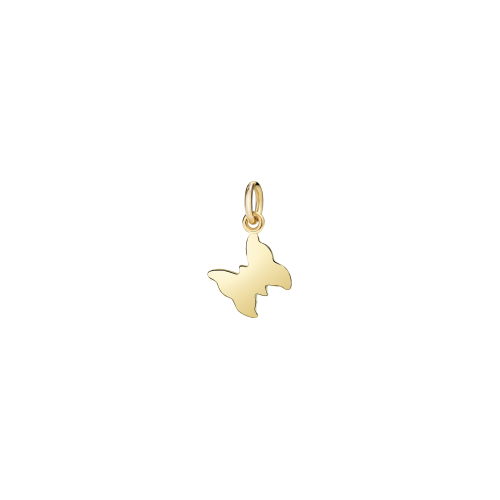 DODO ARIA - FARFALLA - Ciondolo grande in oro giallo 18 kt - D6FAGOG