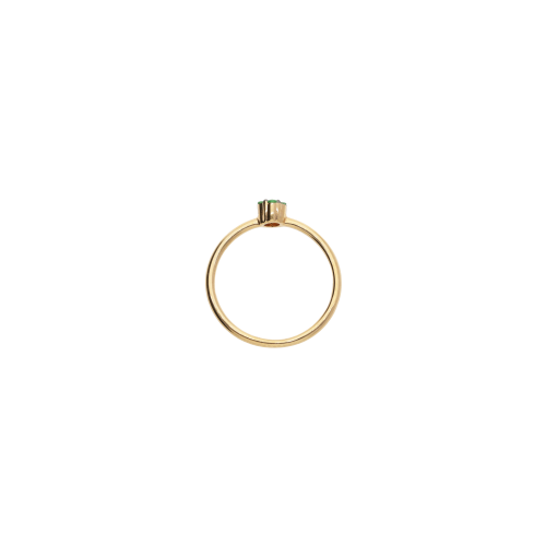 ANELLO ROSETTA IN ORO ROSA E TSAVORITE - VR25641TSP