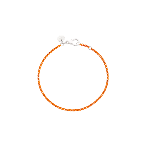 DODO SPRING - BRACCIALE IN ARGENTO ARANCIO - Bracciale in argento laccato arancio - DB/AAR