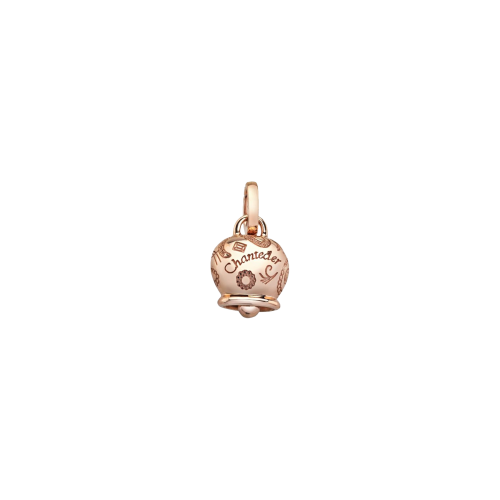 ORECCHINO SINGOLO CAMPANELLA MEDIO IN ORO ROSA - 30202