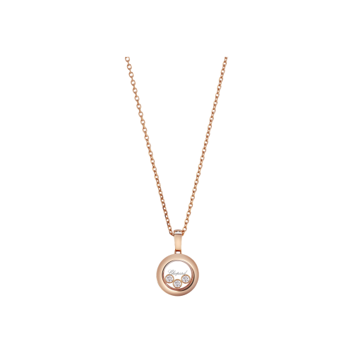 CHOPARD - COLLANA HAPPY DIAMONDS ICONS IN ORO ROSA E DIAMANTI - 79A018-5001 - 79A018-5001