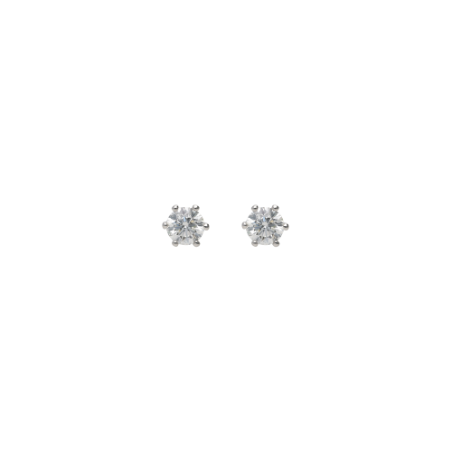 ORECCHINI PUNTO LUCE IN ORO BIANCO CON DIAMANTE - VE22255DW