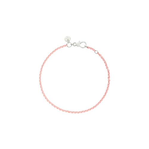 DODO FOLLOW YOUR DREAMS - BRACCIALE IN ARGENTO ROSA PASTELLO - Bracciale in argento laccato rosa pastello - DB/APR/K