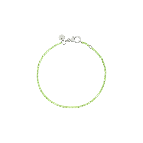 DODO FOLLOW YOUR DREAMS - BRACCIALE IN ARGENTO VERDE PASTELLO - Bracciale in argento laccato verde pastello - DB/APV/K