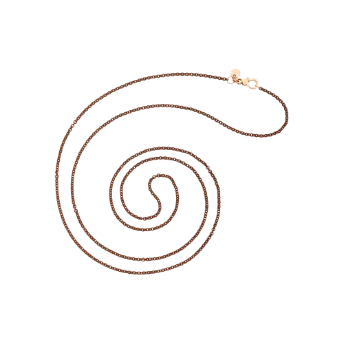 DODO FOLLOW YOUR DREAMS - COLLANA IN ARGENTO COLOR MARRONE - Collana in argento laccato marrone - DCSUMAR/A/9/80/K