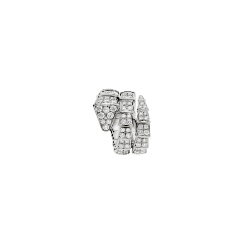 ANELLO SERPENTI VIPER IN ORO BIANCO FULL PAVÈ DI DIAMANTI - AN855120 - AN855117