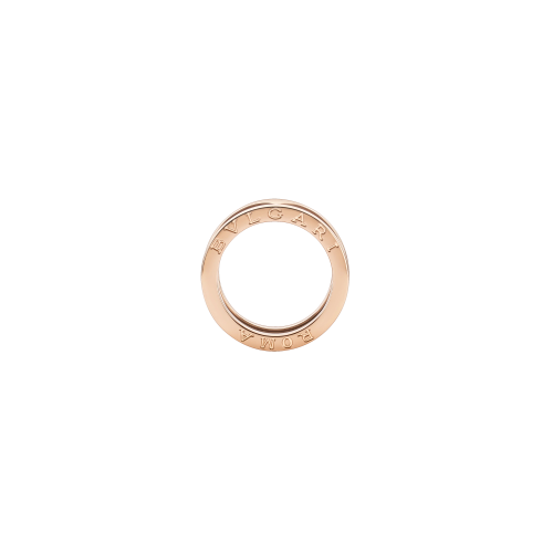 ANELLO B.ZERO1 IN ORO ROSA E CERAMICA BRONZO - AN857844 - AN857844