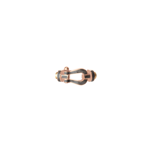 FIBBIA FORCE 10 IN ORO ROSA E MADREPERLA GRIGIA MODELLO LARGE - 0B0091