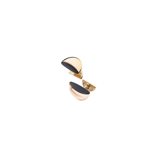 GEMELLI ECLISSE IN ORO ROSA 18K E GIAIETTO
