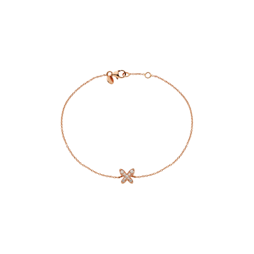 BRACCIALE FREEVOLA IN ORO ROSA E DIAMANTI - BXM242R8B