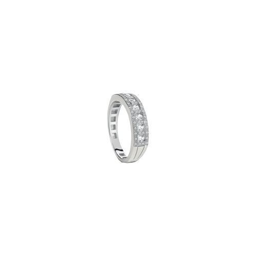 ANELLO DAMIANI BELLE EPOQUE IN ORO BIANCO E DIAMANTI