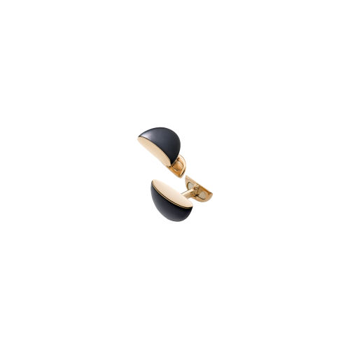 GEMELLI ECLISSE IN ORO ROSA 18K E GIAIETTO